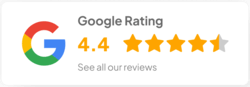 Google Reviews - 4.4 stars